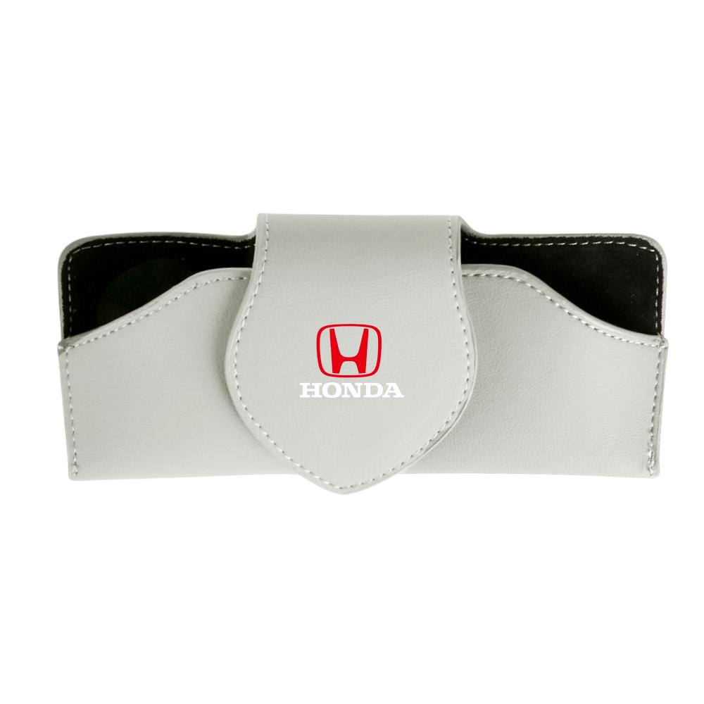 ARD1 Car Sun Visor Glasses Clip Case Sunglasses Storage Box Organizer Card Holder For Honda Fit Accord Mugen CITY CIVIC Jazz Odyssey