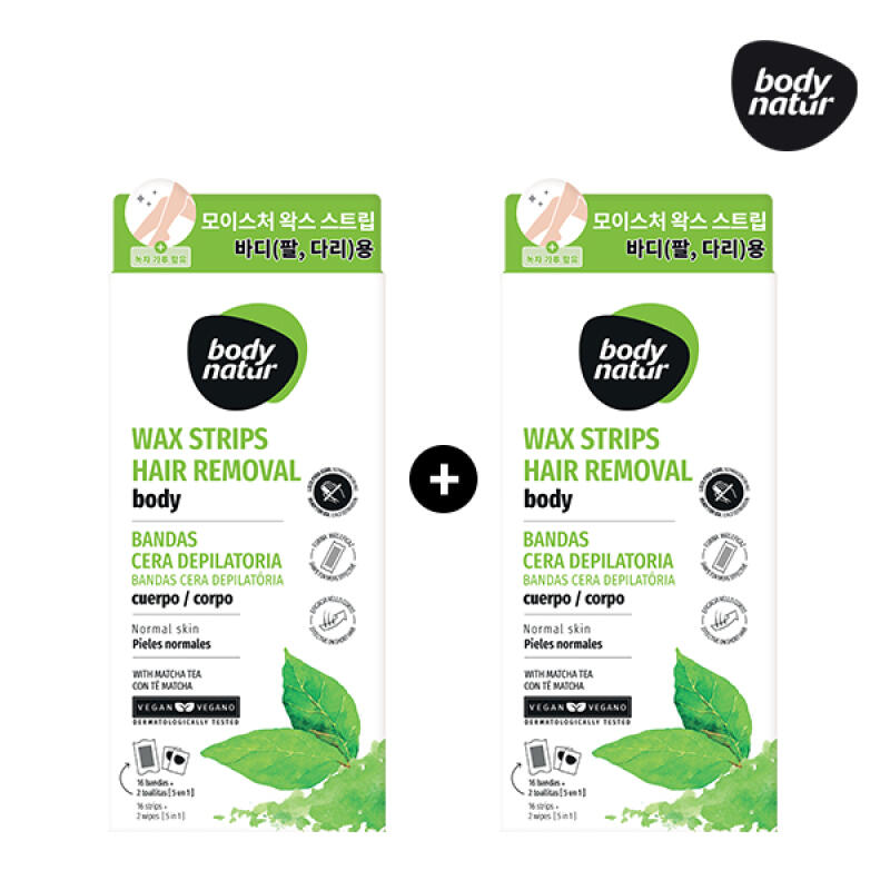 2 wax strips Machatti (for arms and legs)