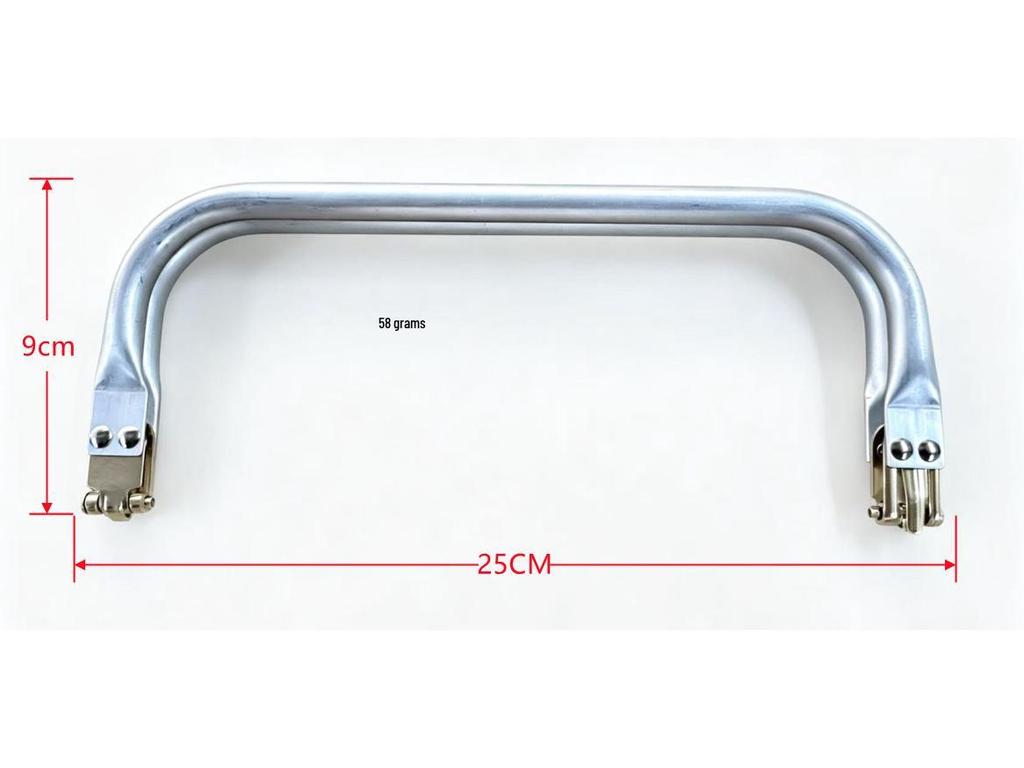 Clip en aluminium Accessoires de sac à main nuage: Pochette à charnière pour femme