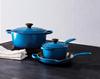 Le Creuset Signature Le Creuset Iron Handle Frying Pan Blue 9-Inch LS2024-2359