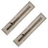  2Pcs Zips for Sewing Close-end Zips Fasteners Metal Zippers Fasteners Bag Zips
