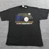 Pittsburgh Steelers Shirt Men XL Black Super Bowl XL AFC Champs NFL Y2k 11229
