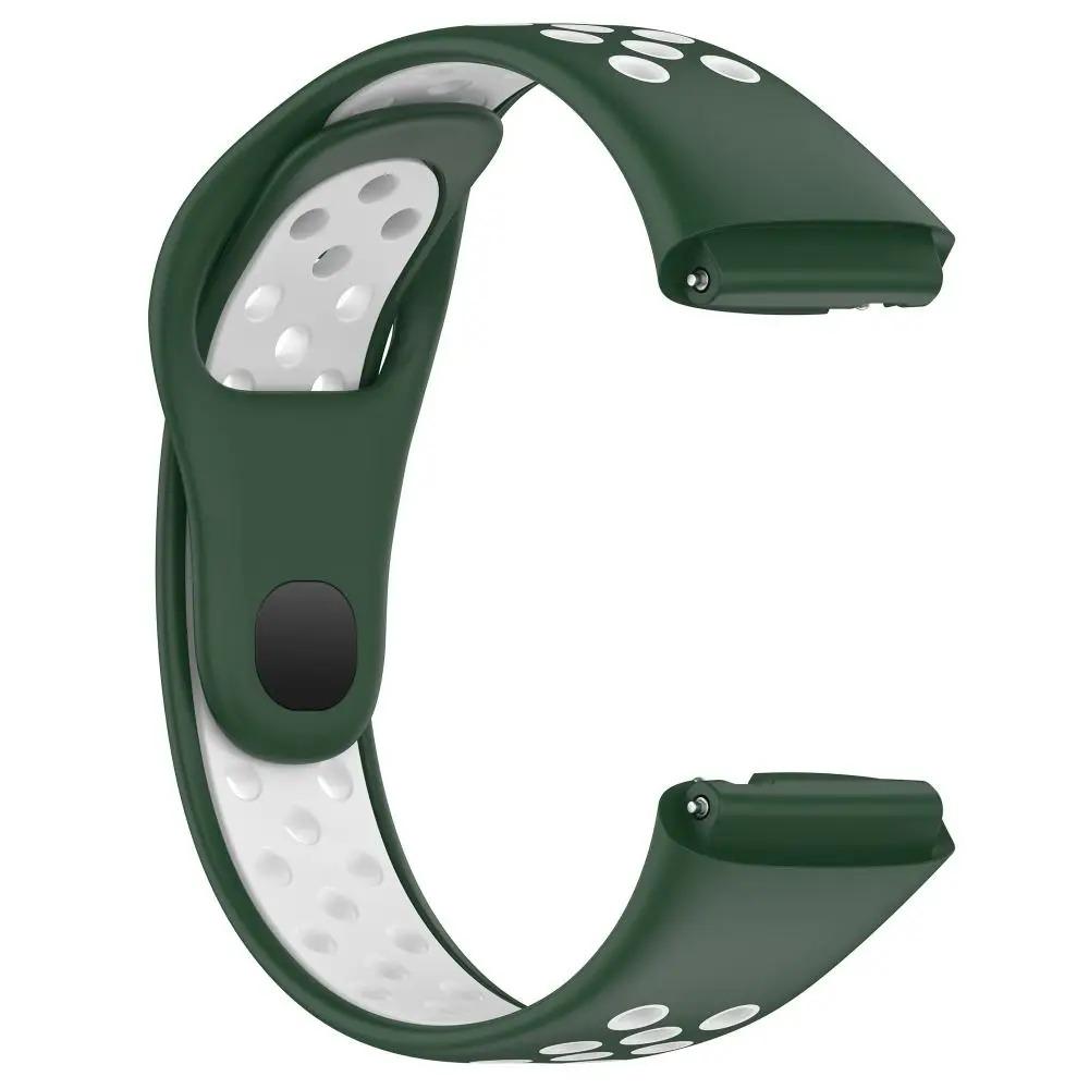 Correa de silicona para Redmi Watch 3 Lite/Active Correa de repuesto para reloj inteligente transpirable de dos colores para Redmi Watch3 Lite/Active Band