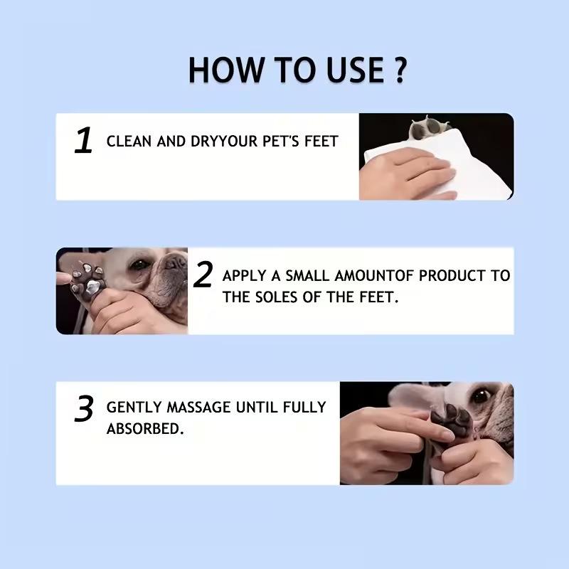 40g Pet Paw Care Cream Paw Soothing Balm Dogs and Cats Moisturizing Paw Balm