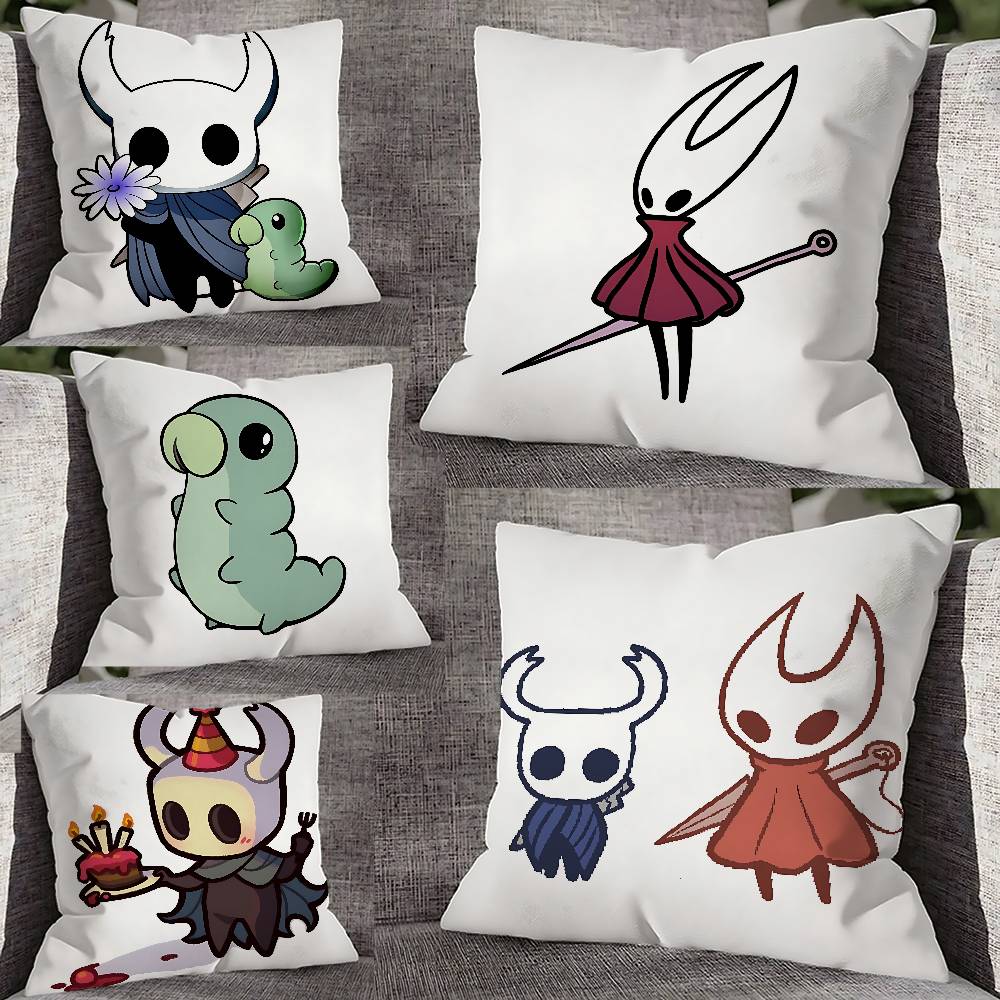 H-Hollow K-Knight Cute Icon Pillow Case For Sofa Decor Car Office Room Printing Cushion Cover Decorations and Protector