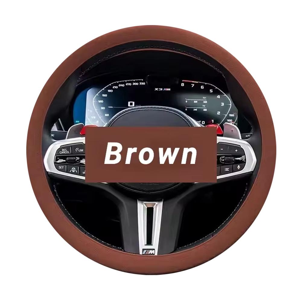 Universal Car Steering Wheel Cover Elastic Glove Silicone Soft Texture Multi-color Anti-slip Car Decoration DIY Accessories