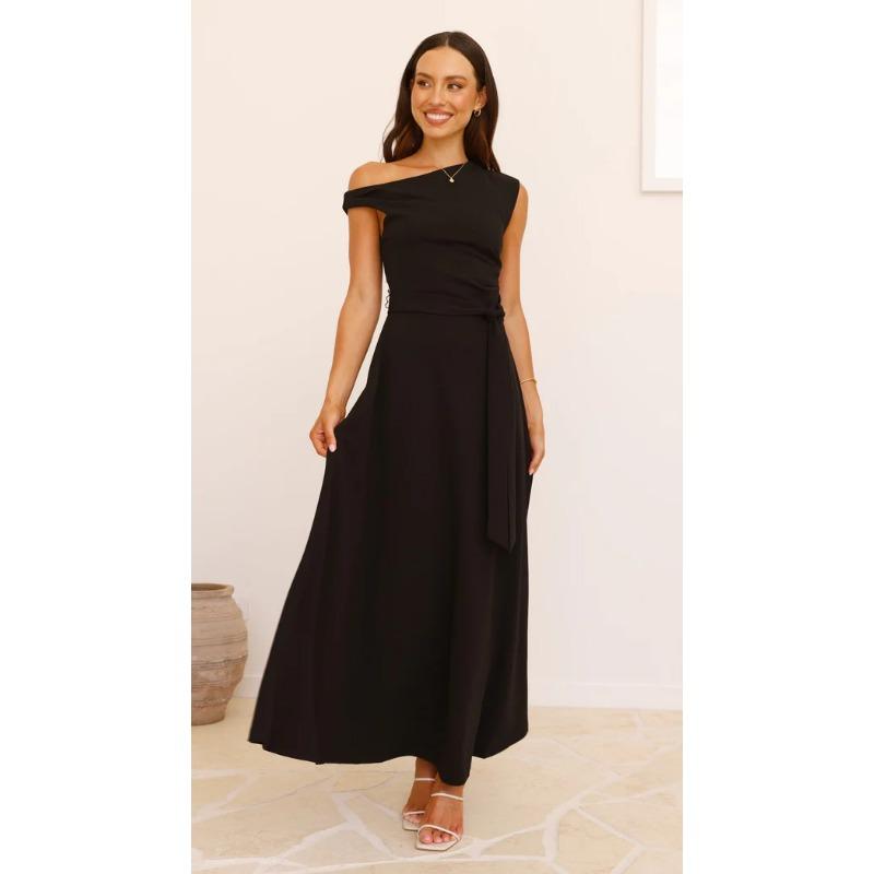 Women's Summer Fashion Temperament Sexy Lace-up Dress