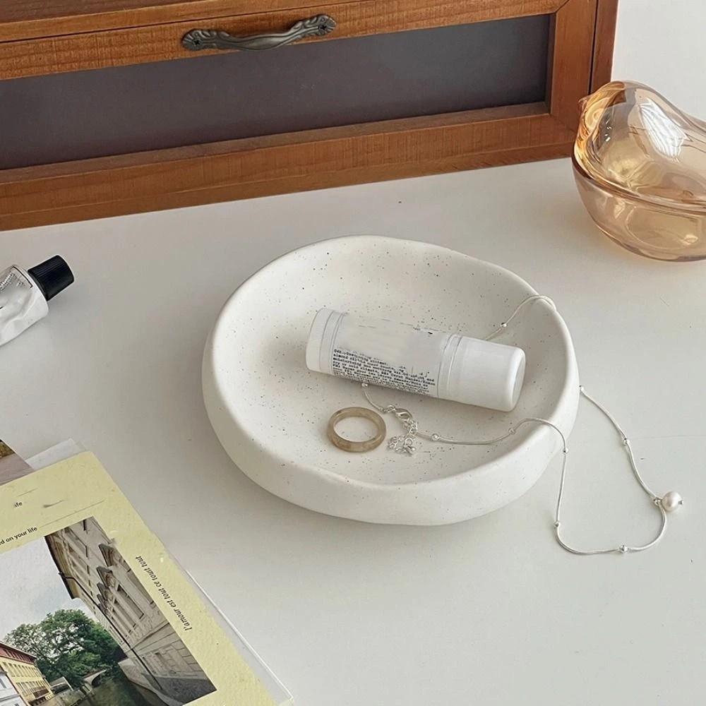 Necklace Jewelry Display Stand Rings Jewelry Display Rack Durable Ceramics Jewelry Tray  Women