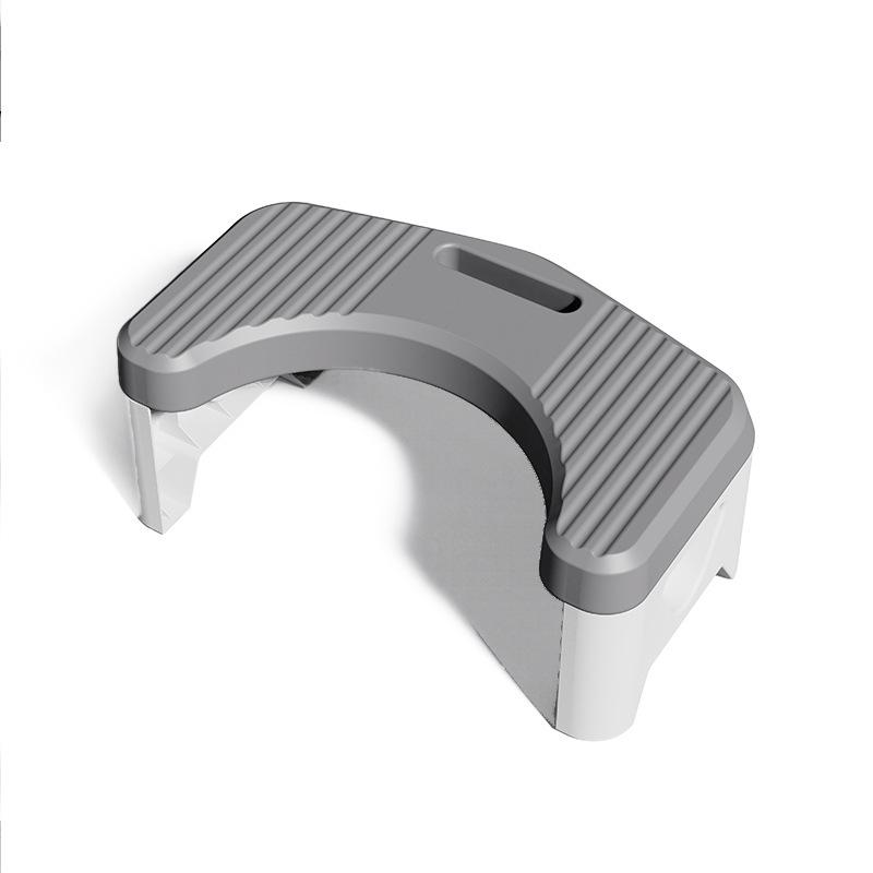 1Pc Toilet Stool For Bathroom, Comfort Toilet Stool For Adult Kids Pregnant Women, Squatting Aid Footstool, Anti Slip Thickening