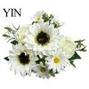 Maintenance Free Faux Flowers for Office Sunflower Artificial Flowers, Realistic Fake Bouquet Wedding Home, Rustic Floral Decorations Fall Halloween