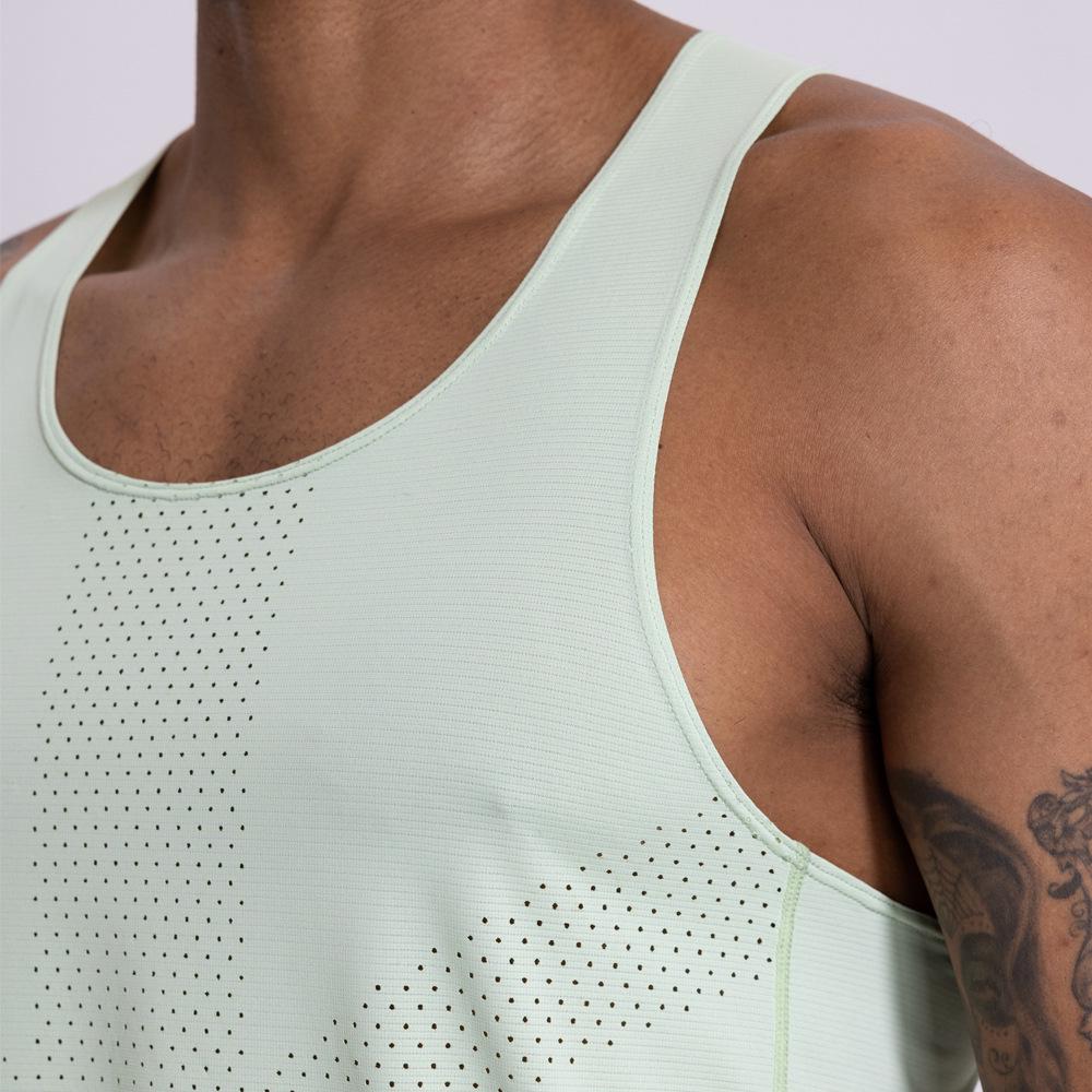 Men's Quick-Dry Running Vest - Lightweight, Sleeveless, Windproof, Fitness/Marathon Team Apparel with Custom Printing