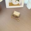 New Leather Coin Purse Solid Color Square Small Trinket Storage Multifunctional Kiss Lock Wallet Rings Necklaces Earrings