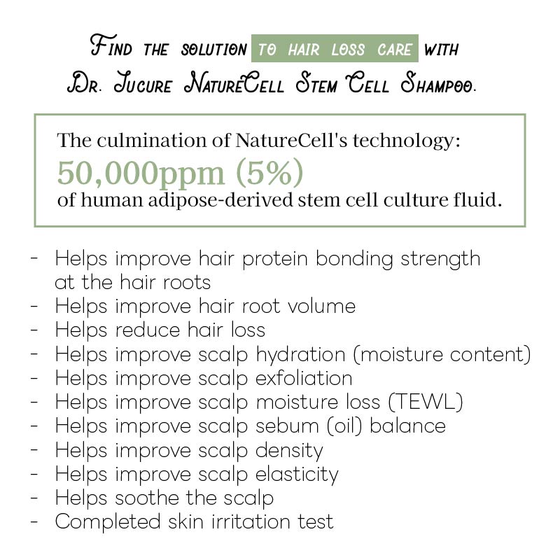 [Dr.Jucre] Nature Cell Stemcell Shampoo for Anti-Hair Loss 500ml