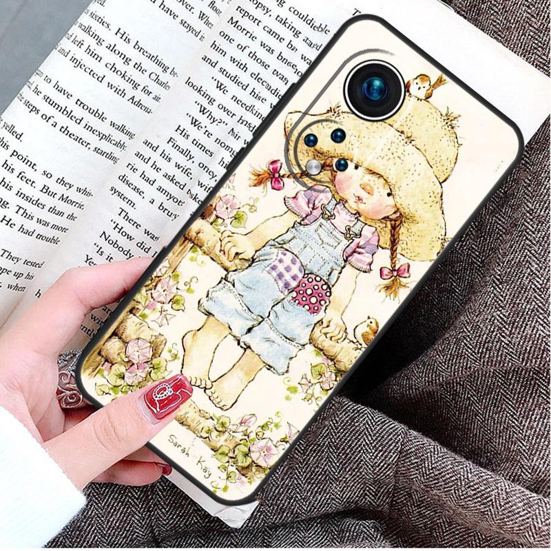 Sarah Kay pattern Case For Honor X9a X8a X7a X6a X6 X7 X8 X9 X8b X9b 50 70 90 Magic 5 Lite Magic 6 Pro Cover