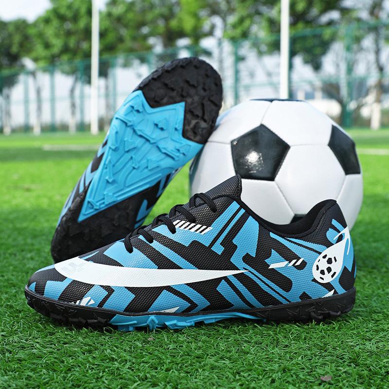 Douchuan neue kalte klebrige gebrochene Nägel Kinder-Fußballschuhe Herren professionelle Sport-Trainingsschuhe Low-Top Sportschuhe Herren