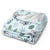 Cute Koala Animal Pattern Blanket Soft Flannel Comfortable Lightweight Suitable for Children Sofa Bedroom Living Room