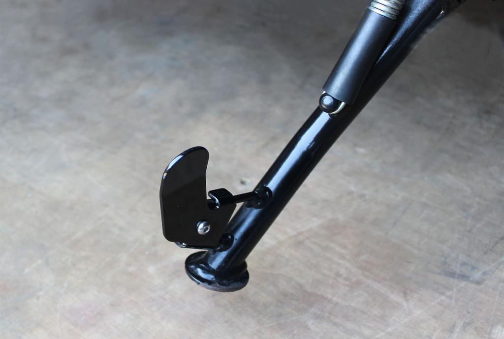 Kijima Bike Parts Side Stand Extension Svartpilen Steel Black Finish 125/250/401 HQ-03100