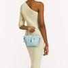 Furla Net Cow Leather Basket Bag, Shoulder Bag, Crossbody Bag, Handbag Mini Women's Mint Blue BASRFUA-HSF000-1859S
