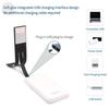 New Rechargeable Portable LED Reading Book Light with Detachable Flexible Clip Perfect for eBook Readers - USB Powered Lamp for
