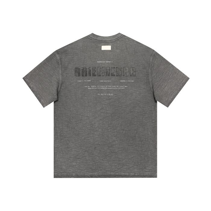 

Ретро Тяжелая Хлопковая Футболка с Коротким Рукавом и Бамбуковыми Швами для Мужской Летней Новинки Свободного Кроя 3XL