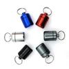 Aluminum Alloy Pill Keychain Holder Small Pill Box Pill Case Waterproof Pill Organizer Stonego Portable Pill Holder Keychain