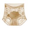 Ladies Spring and Summer Light Luxury High Waist Mesh Stitching Breathable Sexy Butt Underwear