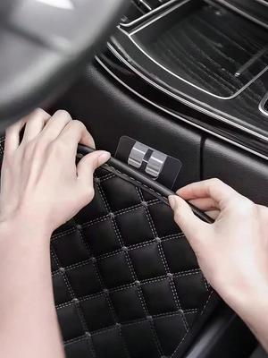 10Pcs Universal Car Floor Mat Clips, Transparent Adhesive Fasteners for Secure Edge Fixing