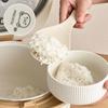 Cute Non Stick Plastic Rice Spoon With Holder Heat-resistant Spoon For Rice Cooker Durable Rice Shovel Kitchen Utensil