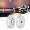45 RPM Record Turntable Adapter Large Hole Conversion Sheet   Black Clamp Adapter for Most Big Hole Records