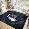 Real Sociedad FC Design Crystal Velvet Carpet Cozy Non?Slip Printed Rug For Bedroom Living Room Entrance