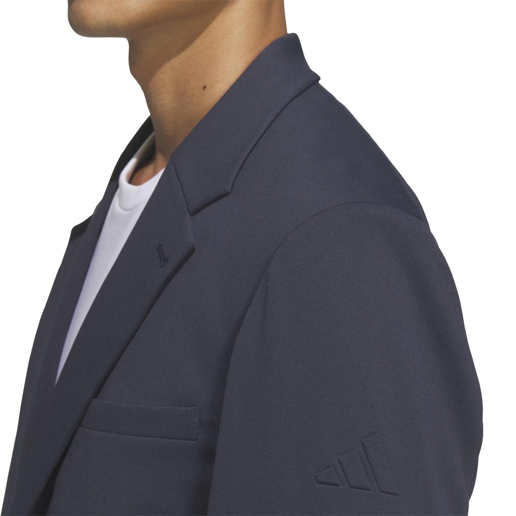 Adidas Premium Regular Fit Double Knit Tailored Jacket KQD71 in Legend Men's Ink/Black (JM2095) J/L