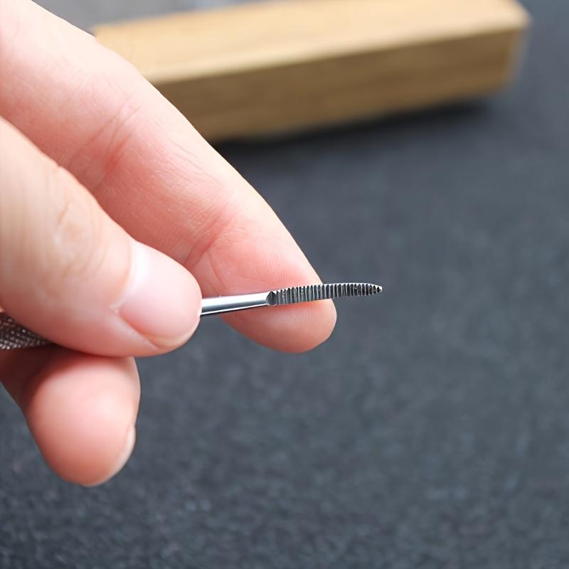 1Pc Professional Stainless Steel Nail File Dual-Headed Toenail Cleaner Pedicure Tools for Toenail Dirt Removal
