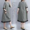 CCGGOWMM Long Short Ruffle Shirt Houndstooth Print Tunic Dress with Casual Elegant Maxi Perfect for Everyday Women's Dress, Sleeve, Neck, Dress,