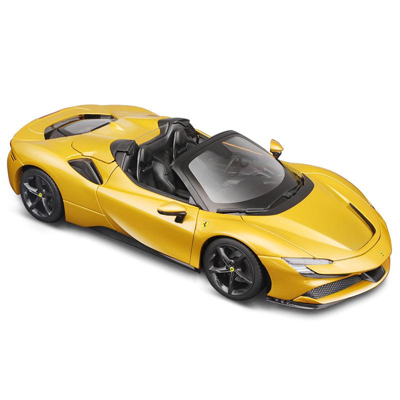 

Bimeigaofala 1:18SF90 Alloy Car Model Ornaments Metal Car Model Collection Toys