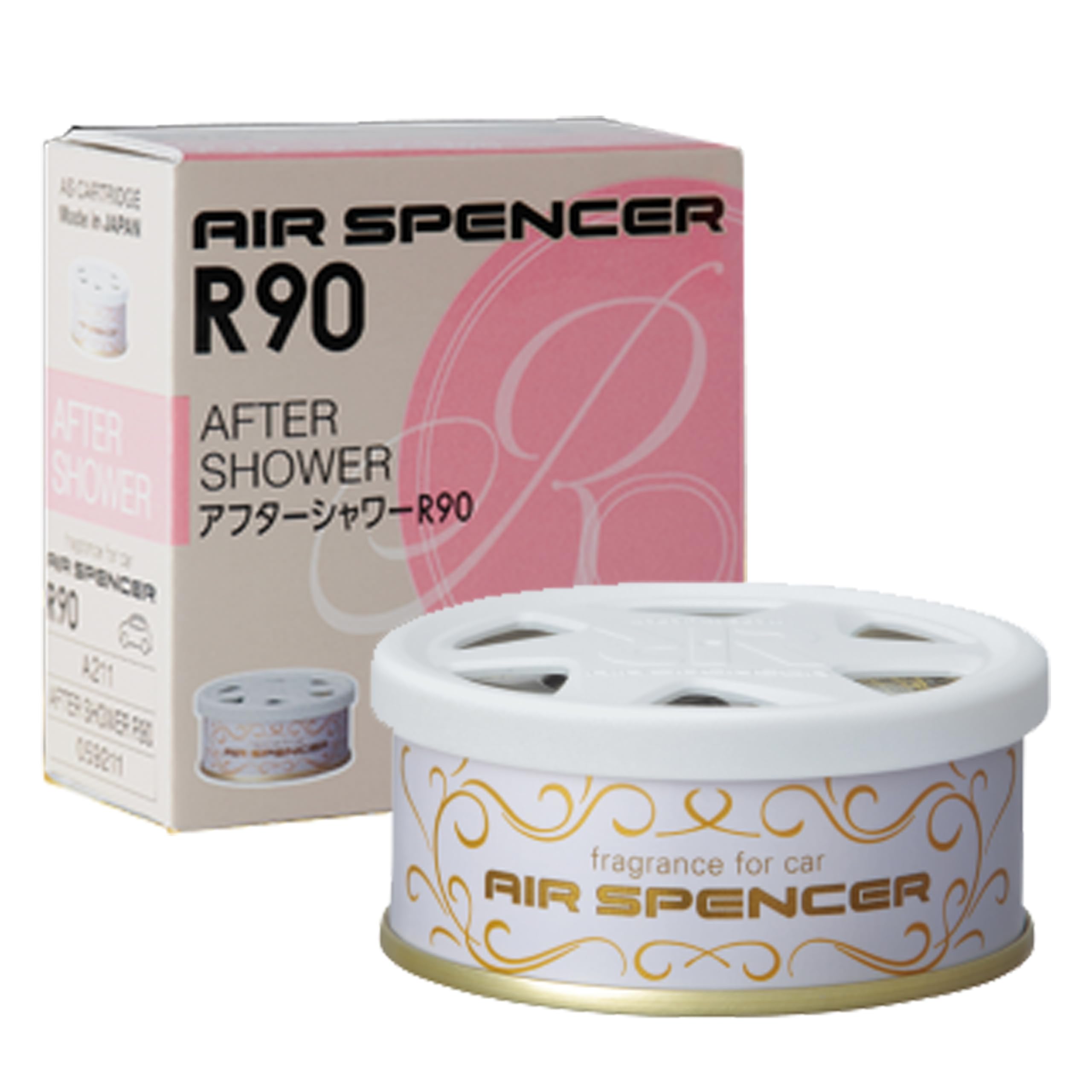 

Автомобильный освежитель воздуха Air Spencer AS Картридж R90 Тип-банка A211 059211 (Эйкоуша) [После душа] розовый