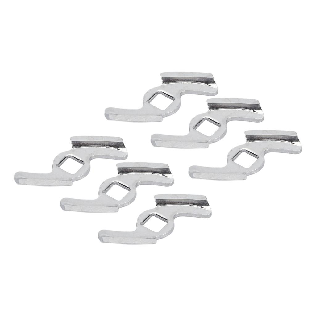 6 STÜCKE Fleischwolfmesser Edelstahl Lebensmittel Zerkleinerungsmesser Metall Lebensmittelwolf Aufsatz für