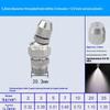 0.6 0.8 1.0 1.2 1.5 2.0Mm Hole Stainless Steel Nozzle Adjustable Steam Volume For Fog Cannon Machine 1/8' 1/4' 3/8' 1/2'