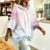 Women's Loose Fit Printed Hoodie Casual Sweatshirt Top
