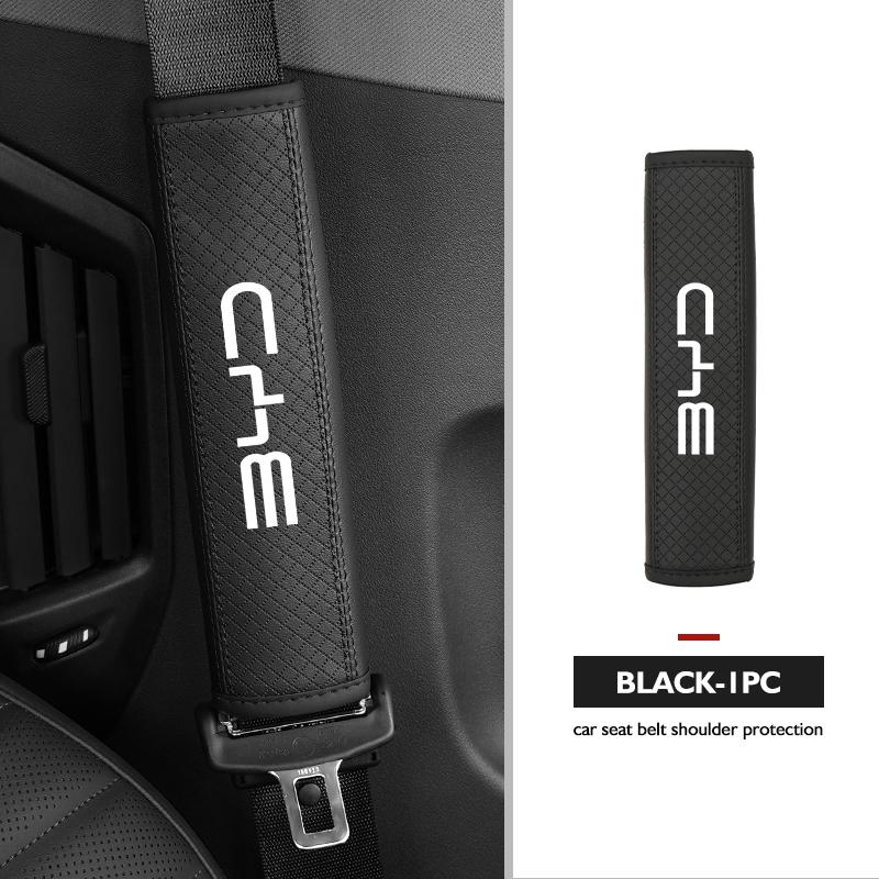 Leather Car Seat Belt Cover Shoulder Protection Strap Pad For BYD Tang F3 E6 Atto Yuan Plus Song Max F0 G3 I3 Ea1 G6
