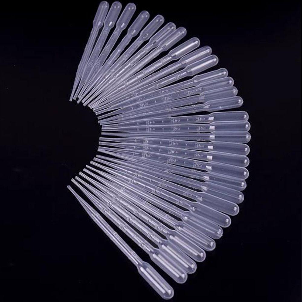 100Pcs Plastic Liquid Dropper 3ml Dropping Pipettes Disposable Eye Dropper Set  Essential Oils