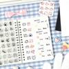 Kawaii Cartoon Silicone Scrapbook Stamp Cute Animal Snack Dessert Transparent Stamp DIY Decor Journaling Background Stamp