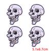 10Pcs Punk Skull Iron On Patches for Clothing - Gothic Headphone Mushroom Embroidered Patches On Clothes Jackets DIY Decor