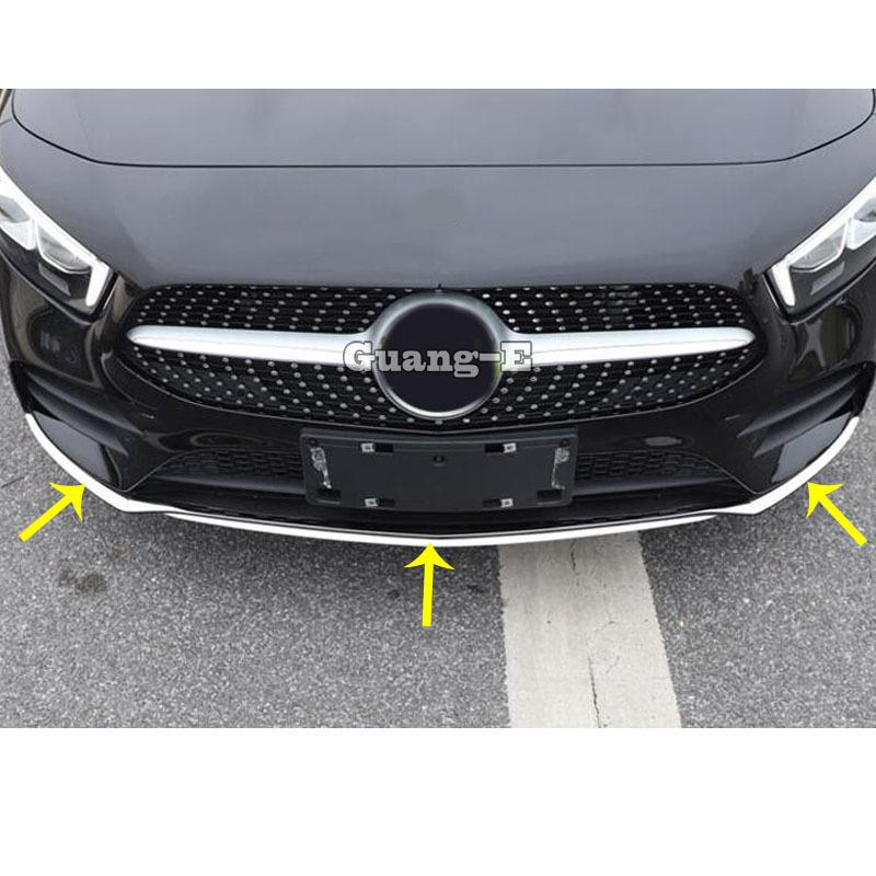 For Mercedes Benz A Class W177 A180 A200 A250      Car Cover Trims Front Bottom Grid Grill Grille Edge Stick