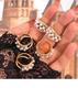 Simple Luxury Pearl & Zircon Titanium Ring with Japanese-Korean Style - Trendy and Versatile Design