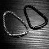 Accessories, Men'S Stainless Steel Square Pearl Bracelet, Creative Personality Trend Titanium Steel Hip Hop Jewelry