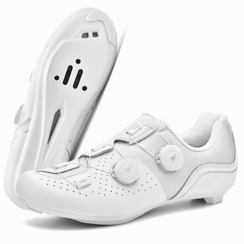 2026 MTB Cycling Sneaker Men A5 Leather Self-Locking Cleat Spd Road Bike Shoes Women Flat Trail Train Mountain Bicycle Shoes