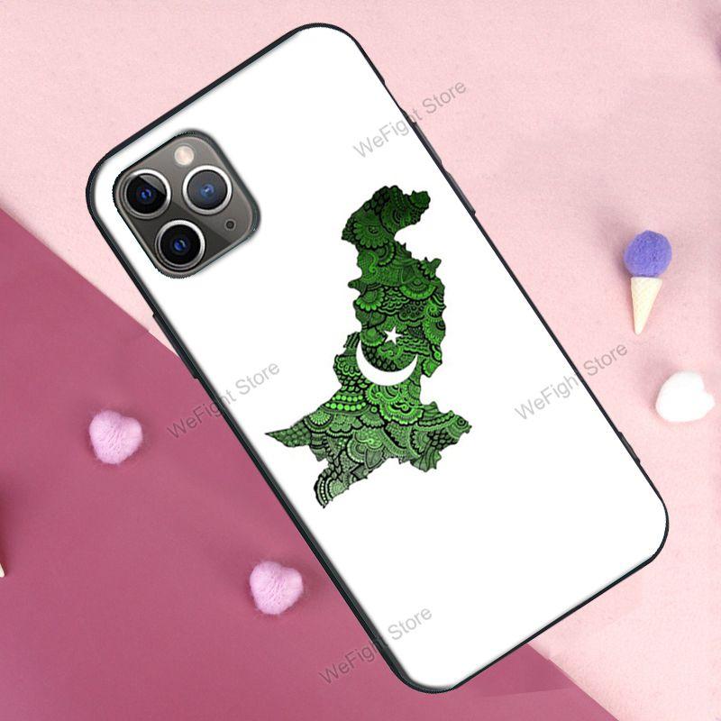 Etui z flagą Pakistanu na iPhone 12 13 mini 11 Pro Max XR X XS Max 6S 7 8 Plus SE 2020 Coque Funda Pokrowiec
