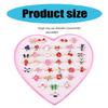 36 Pieces Kids Adjustable Rings Set Comfortable and Safe Finger Jewelry for Dress Up Imagination Boosting Accessories