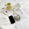 Metal Love Small Bag New 2025 European and American Pearl Handbag Ins Women's Small Fragrant Wind Messenger Red Envelope