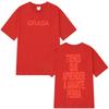 Rapper Nathy Peluso Grasa 2026 Letters Print T Shrit Men Women Short Sleeve Tshrit Fashion Casual Aesthetic Cotton T-shirts
